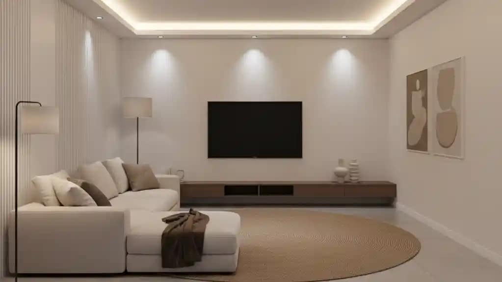 Advanced moulding technology showing modern EPS and plaster-coated profiles with integrated LED channels, precision-cut for seamless installation – Everest Mouldings, Made in Canada.